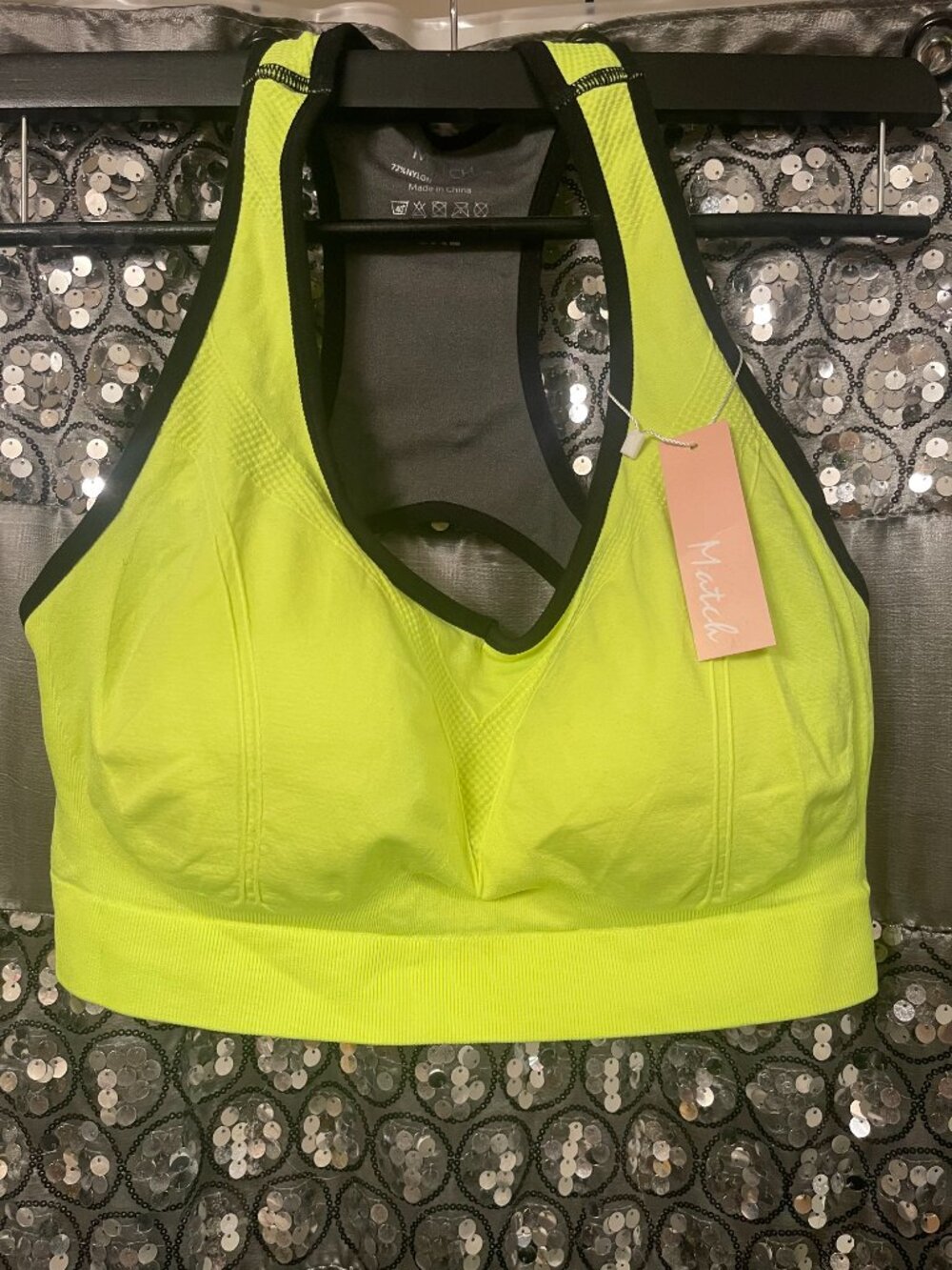 MATCH Racerback Sports Bra 3X